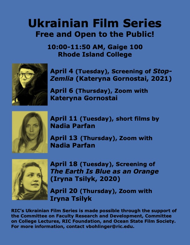 RIC Ukrainian Film Series: Conversation with Iryna Tsilyk