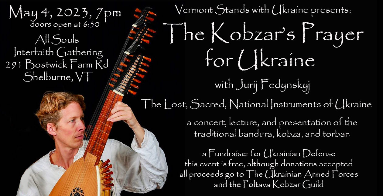 The Kobzar's Prayer for Ukraine with Jurij Fedynskyj on the Bandura, Kobza, and Torban