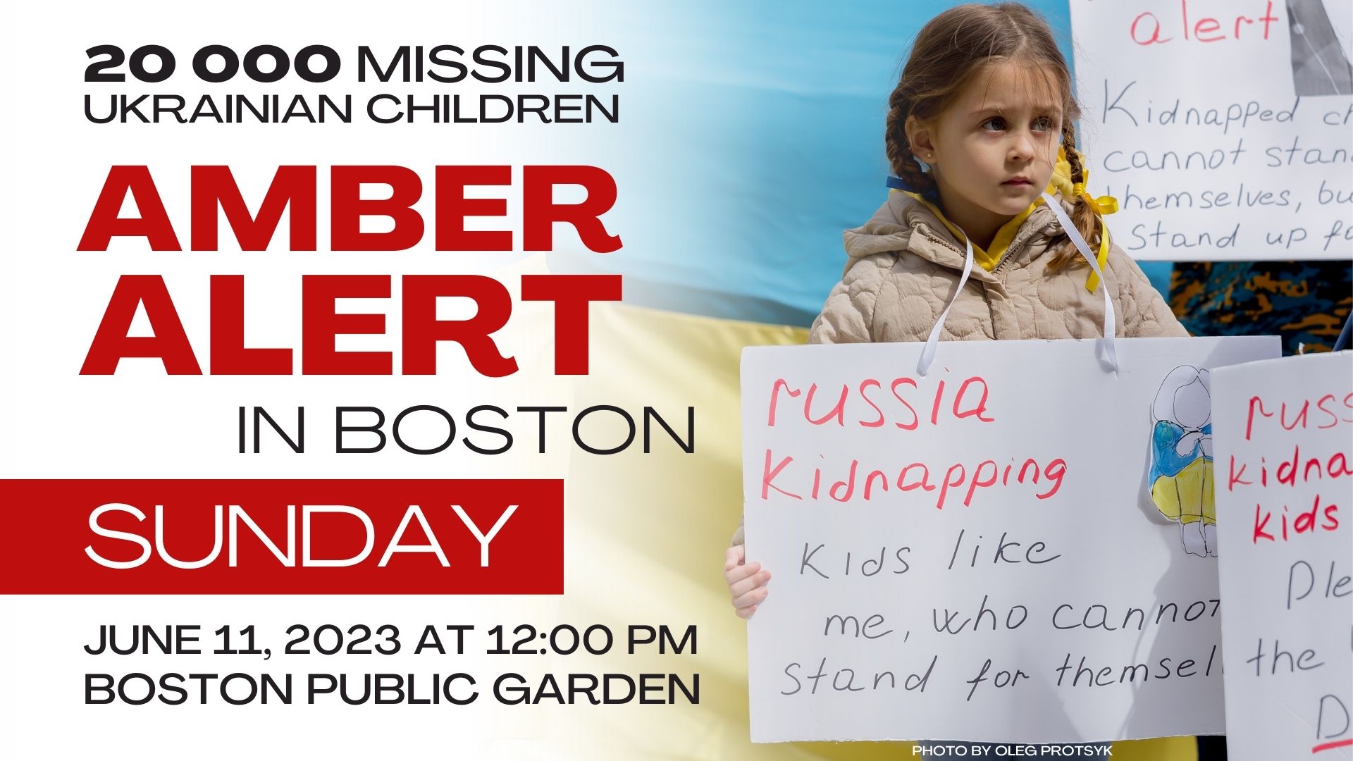 AMBER ALERT - Save Ukrainian Children