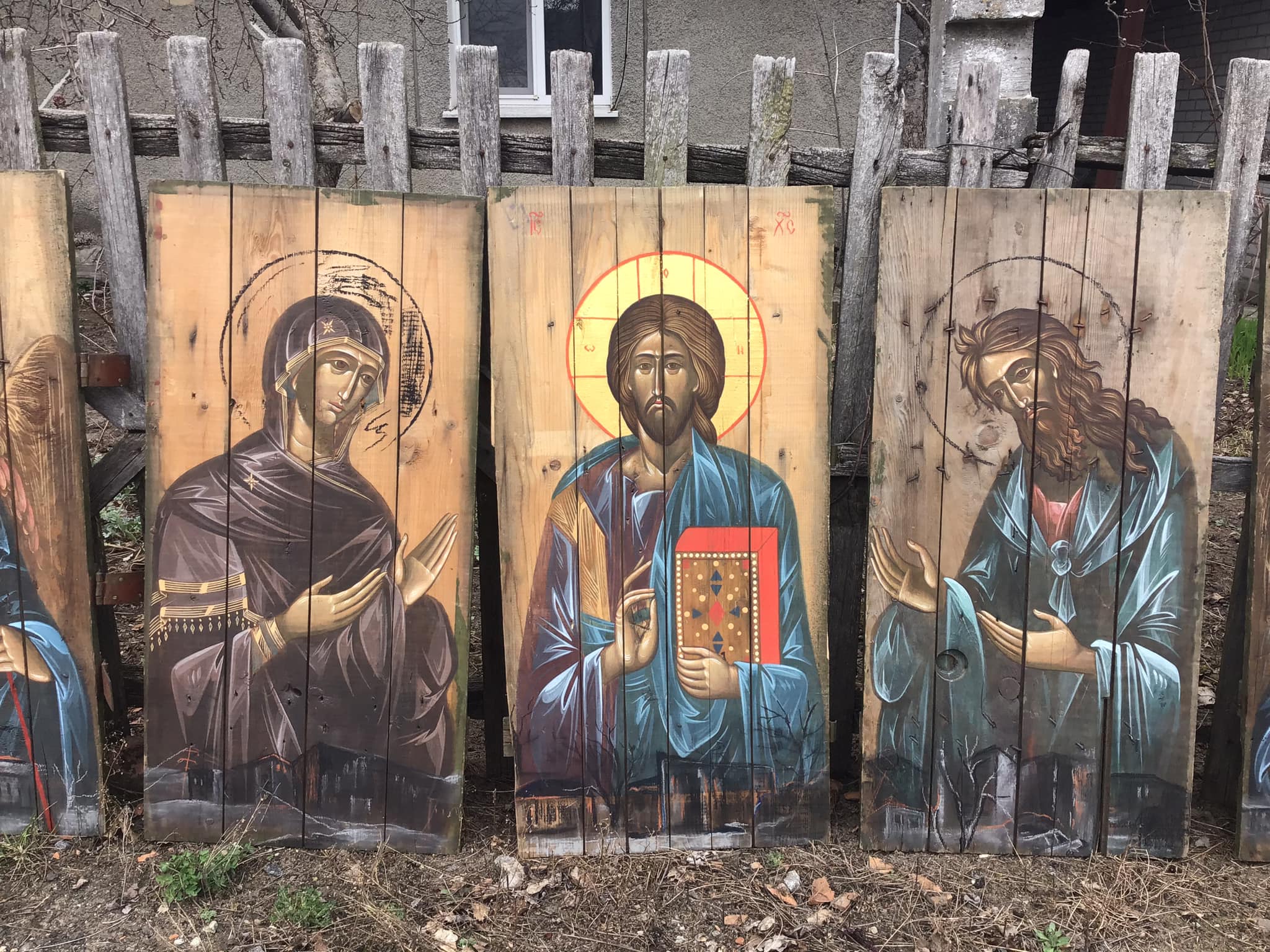 The Icons on Ammo Boxes. Sofiia Atlantova and Oleksandr Klymenko