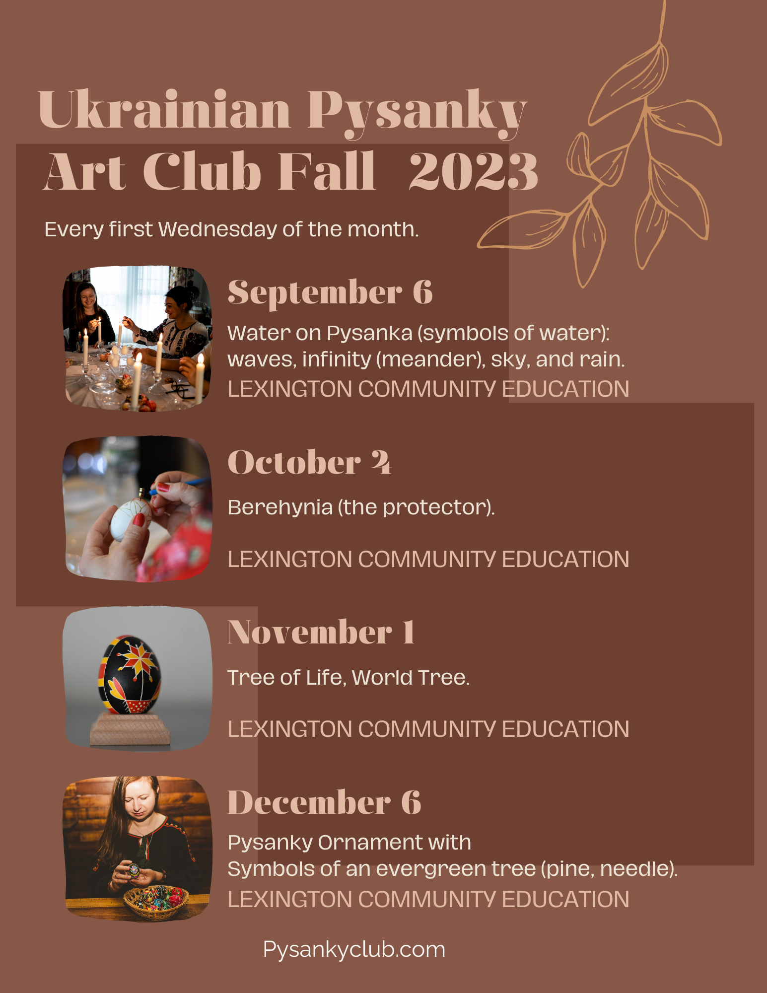 Ukrainian Pysanky Art Club – September