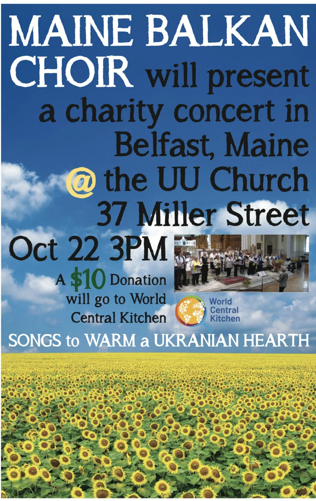 Maine Balkan Choir sings in Belfast