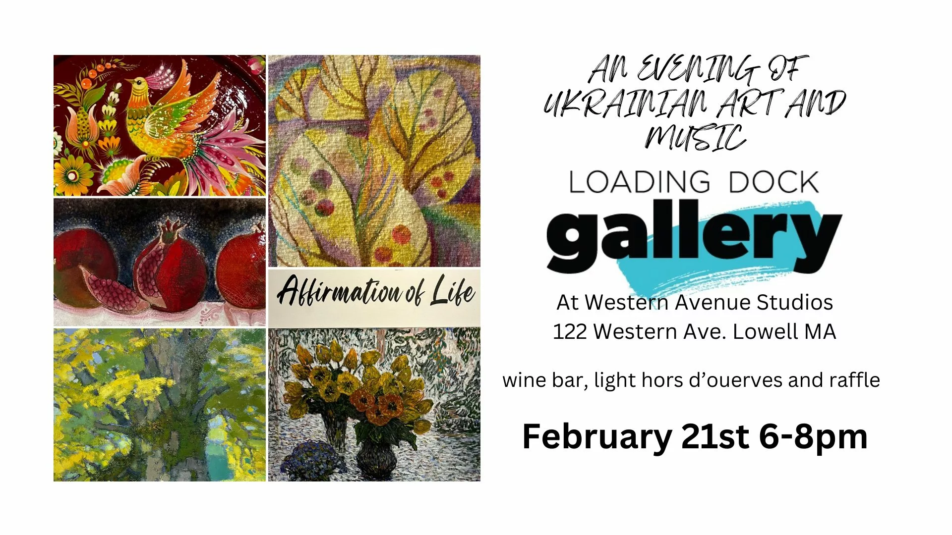 An Evening with Ukrainian Art and Music