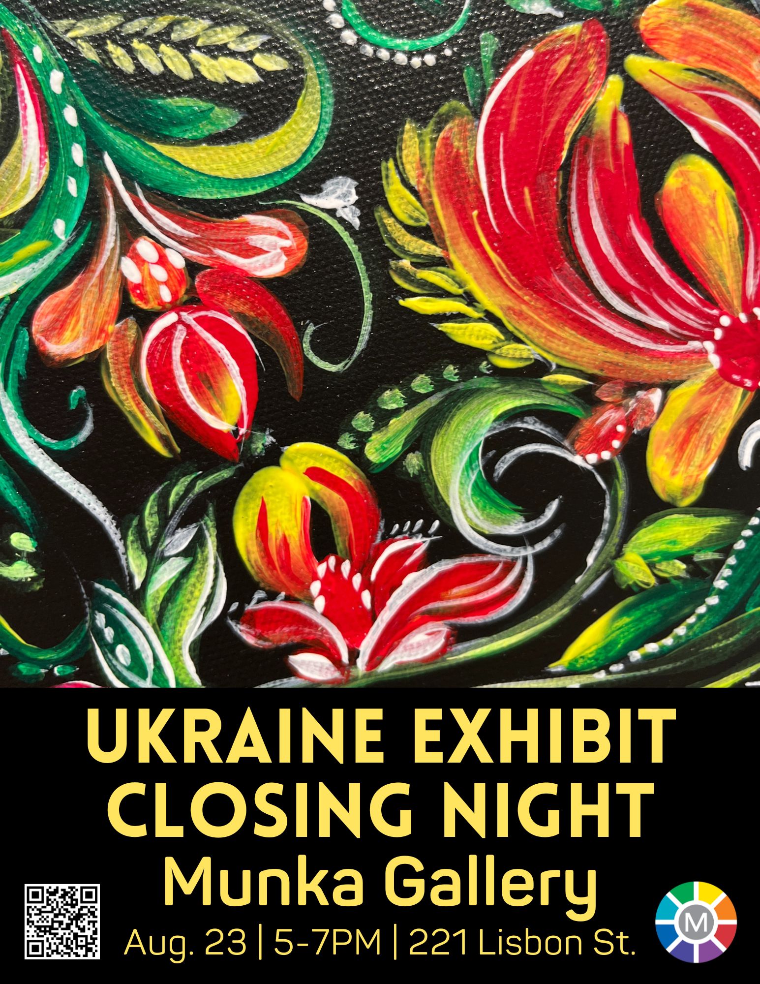 Ukraine Show Closing Reception and Ukrainian Independence Day Celebration!