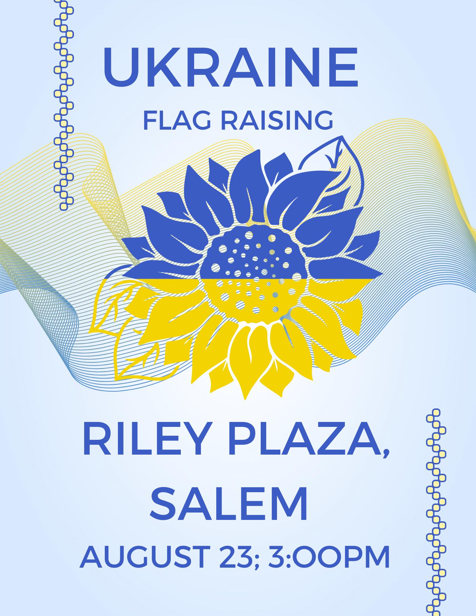 Ukrainian Flag Day in Salem.