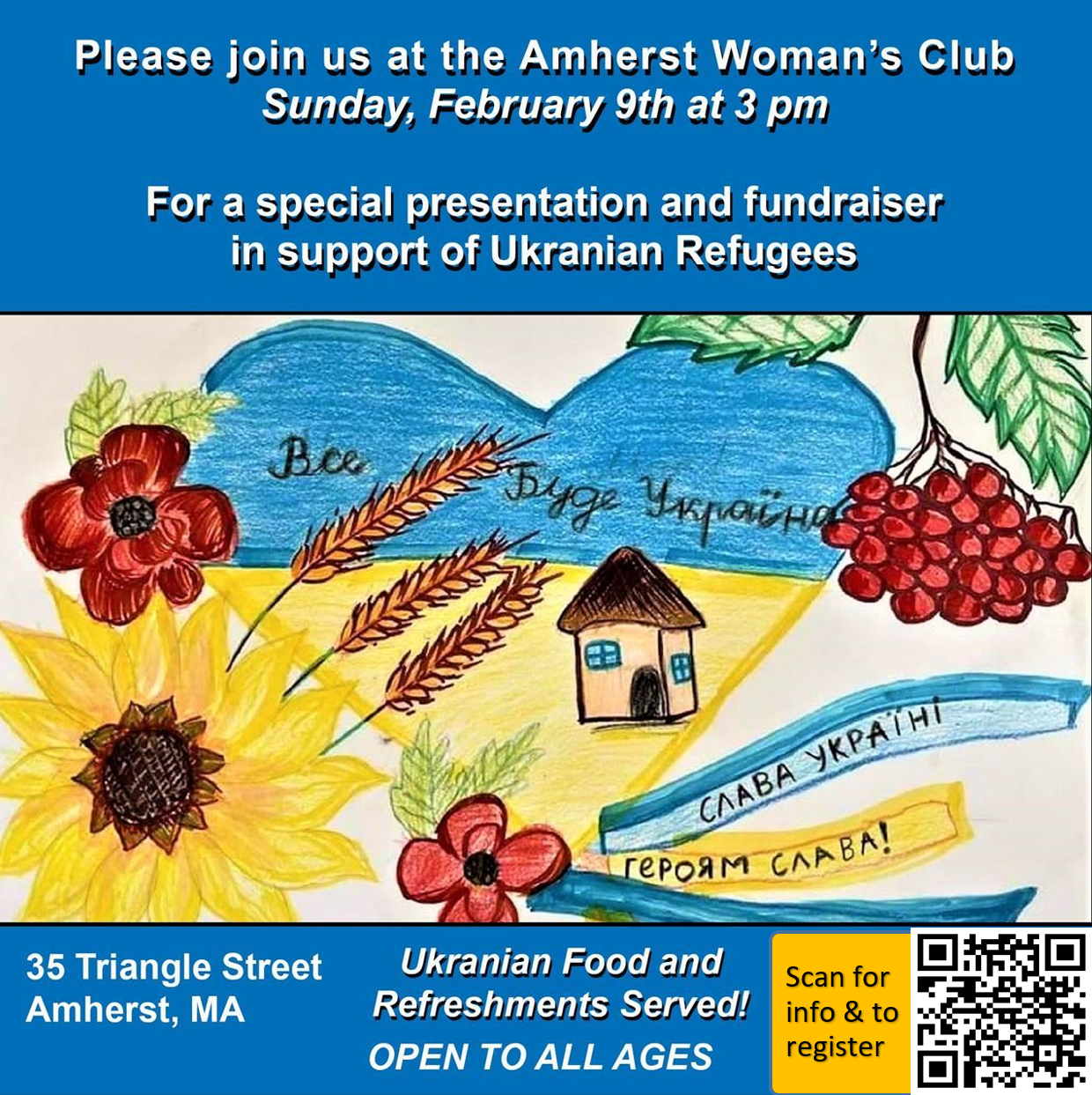 Special presentation and fundraiser for Ukrainian refugees
