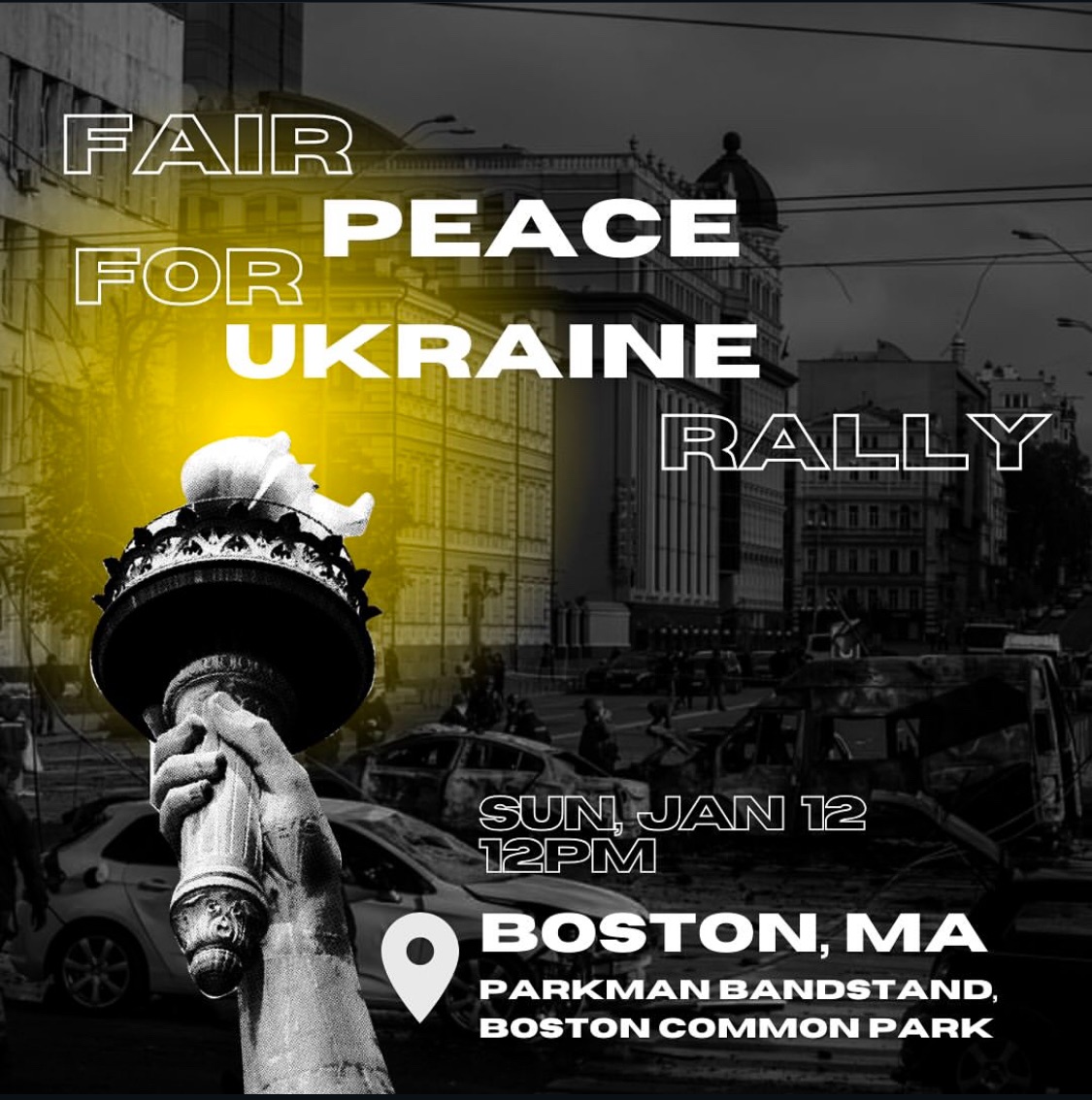 Rally - Fair Peace for Ukraine