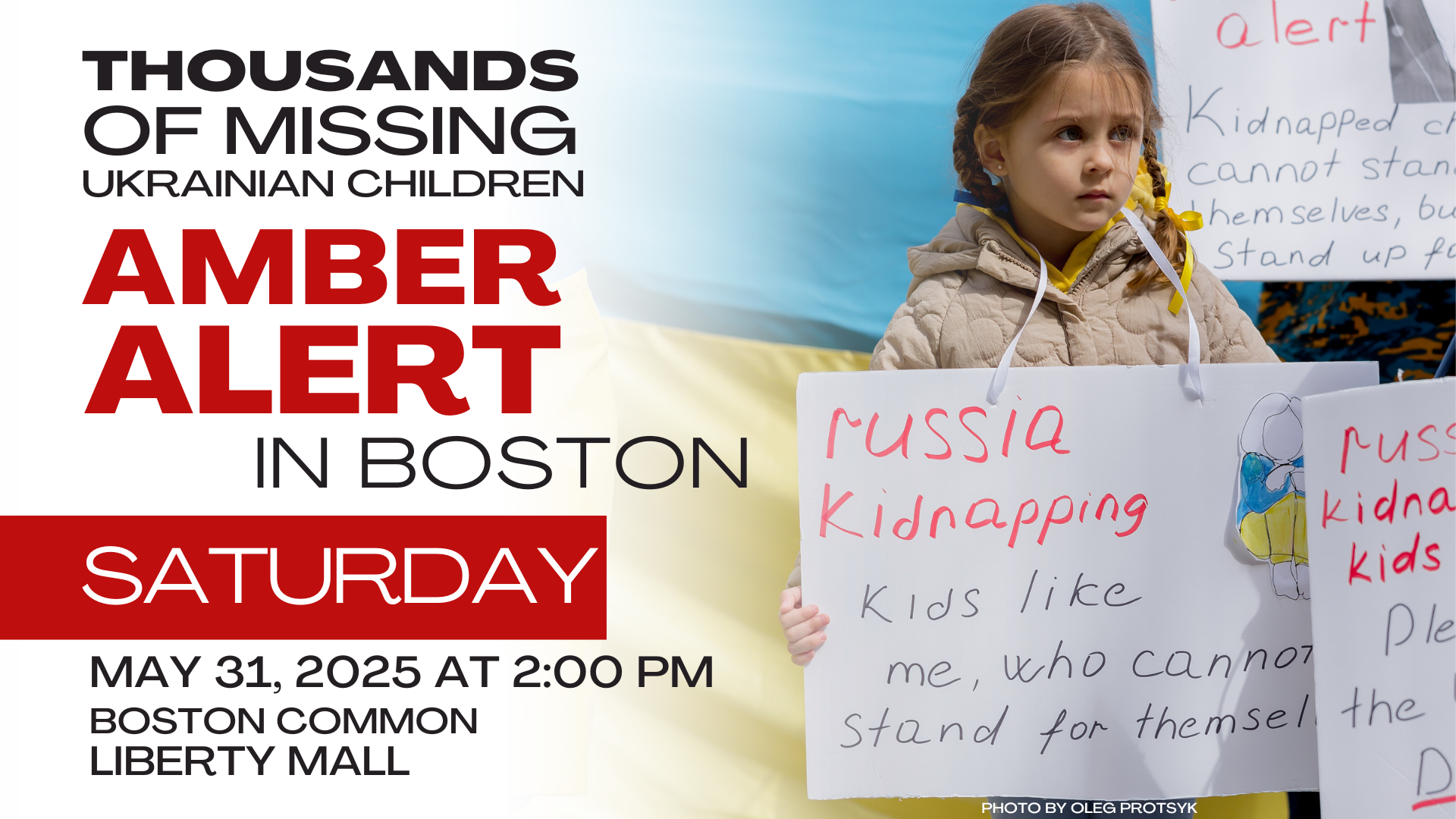 Amber Alert - Save Ukrainian Children
