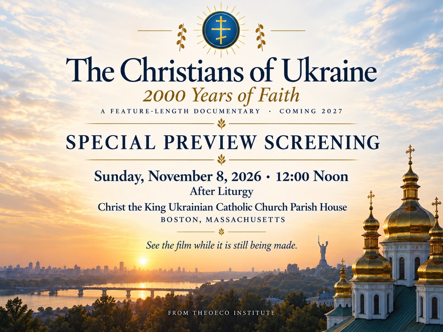 The Christians of Ukraine: 2000 Years of Faith — Work-in-Progress Preview